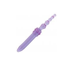 Anal and Smooth purple jelly double dildo